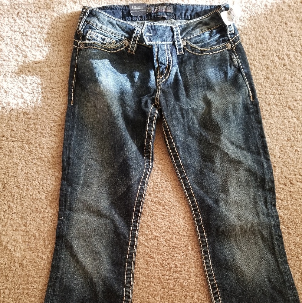 Silver jeans